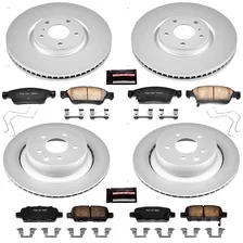 Front and Rear Z17 COATED BRAKE KIT for INFINITI image 2