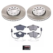 Front SEMI-COATED ROTOR KIT for Audi image 1