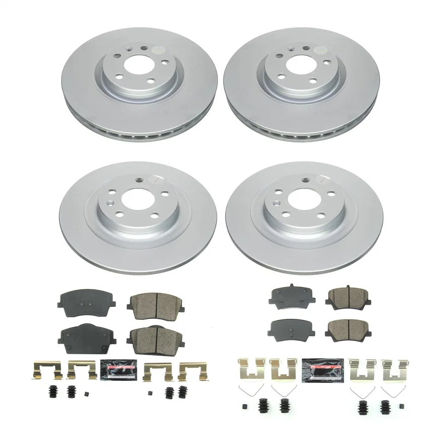 Front and Rear Z23 COATED BRAKE KIT for Volvo