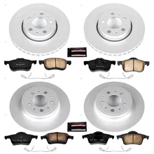 Front and Rear Z23 COATED BRAKE KIT for Volvo image 2