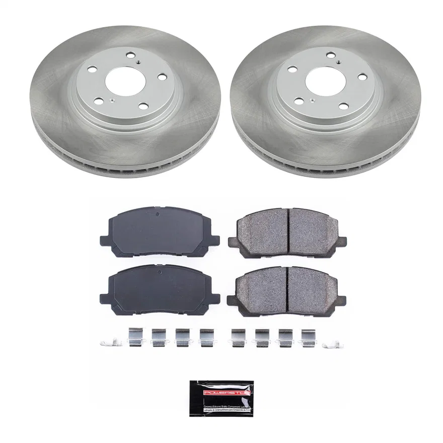 Front SEMI-COATED ROTOR KIT for Toyota Highlander