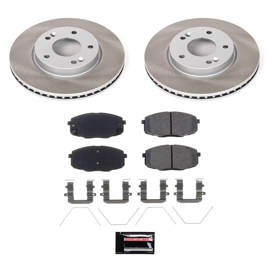 Front SEMI-COATED ROTOR KIT