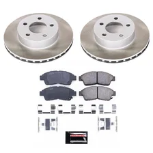 Front SEMI-COATED ROTOR KIT image 1