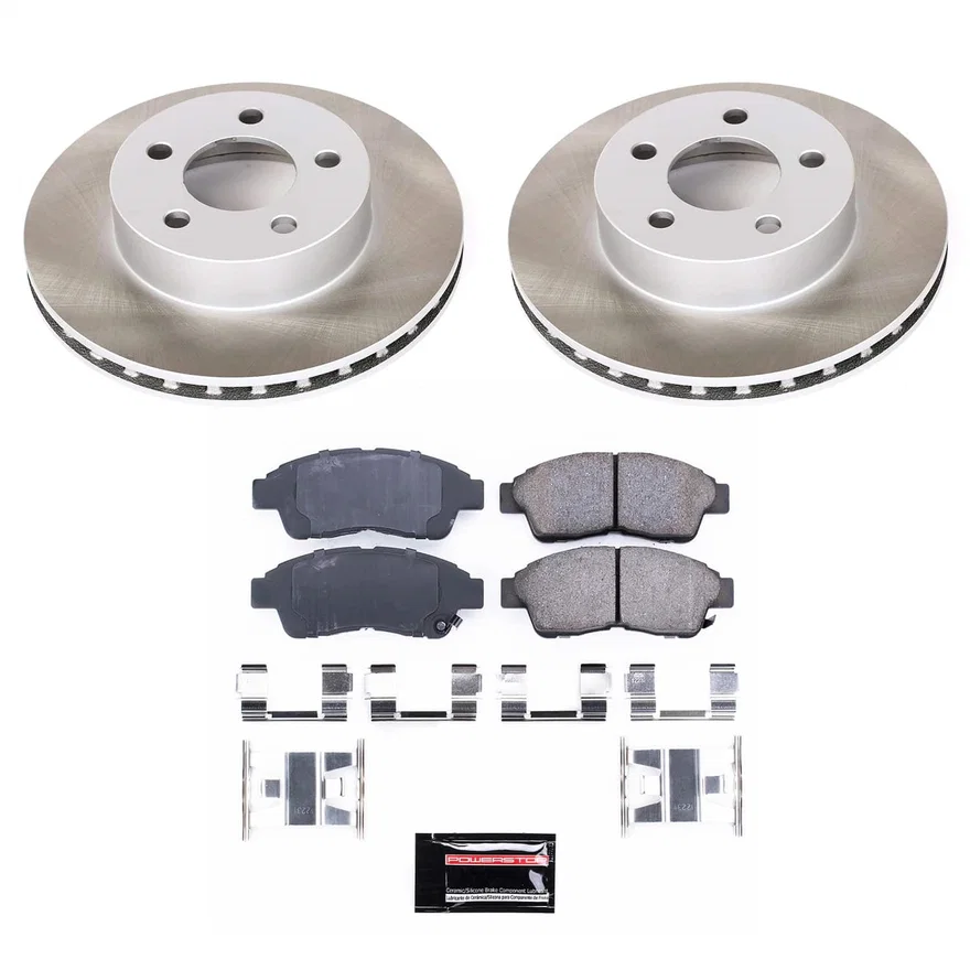 Front SEMI-COATED ROTOR KIT