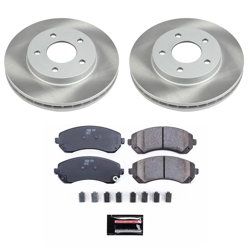 Front SEMI-COATED ROTOR KIT