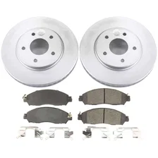 Front Z17 COATED BRAKE KIT for Nissan LEAF image 2