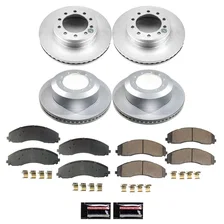 Front and Rear Z17 COATED BRAKE KIT for Ford image 1