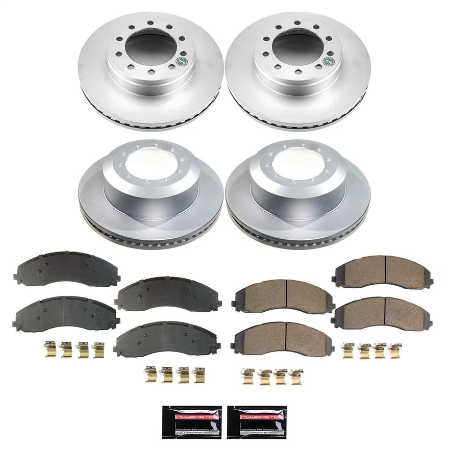 Front and Rear Z17 COATED BRAKE KIT for Ford