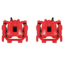 Rear RED CALIPER PAIR W/BRKT for Nissan Maxima image 2