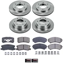 Front and Rear AUTOSPECIALTY BRAKE KIT for Mitsubishi Montero image 2