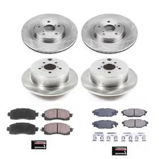 Front and Rear AUTOSPECIALTY BRAKE KIT for Subaru Impreza image 2
