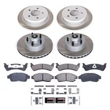 Front and Rear SEMI-COATED ROTOR KIT image 1