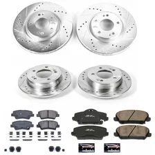 Front and Rear Z23 EVOLUTION BRAKE KIT for Kia image 2