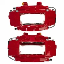Front RED CALIPER PAIR W/O BRKT for Chevrolet Camaro image 4