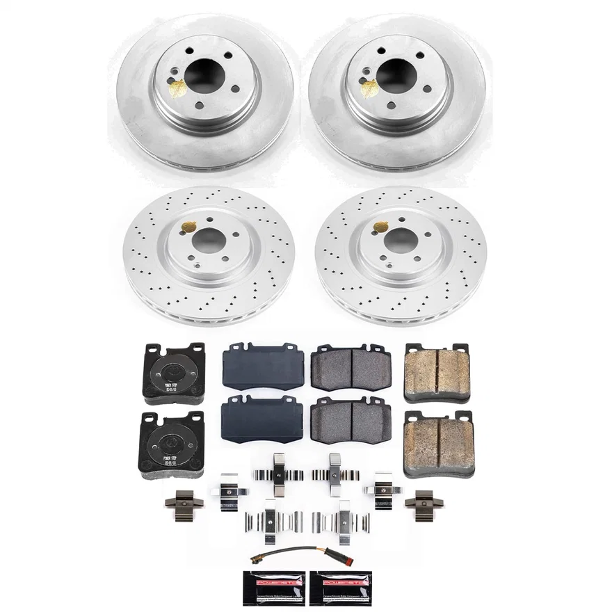 Front and Rear Z23 COATED BRAKE KIT for Mercedes-Benz SLK55 AMG