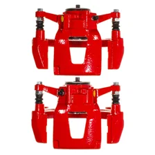 Rear RED CALIPER PAIR W/BRKT for Ford F-150 image 4