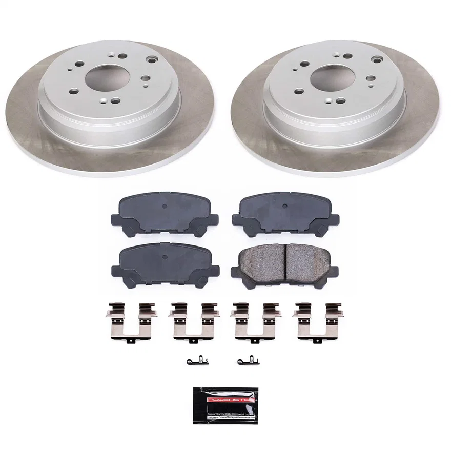 Rear SEMI-COATED ROTOR KIT