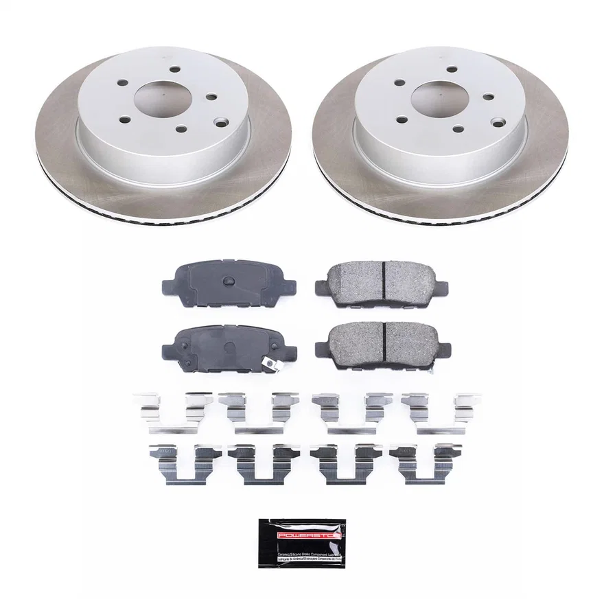 Rear SEMI-COATED ROTOR KIT for INFINITI