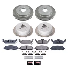 Front and Rear SEMI-COATED ROTOR KIT for Dodge Dakota image 1