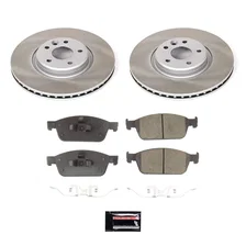 Front SEMI-COATED ROTOR KIT for Ford Escape image 1