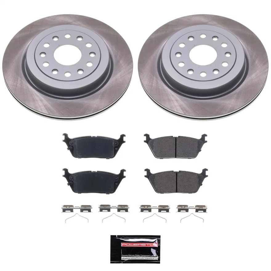 Front and Rear Z17 COATED BRAKE KIT for Buick Envision