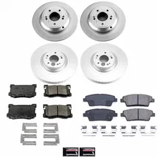 Front and Rear Z17 COATED BRAKE KIT for Hyundai Genesis image 2