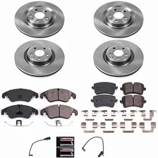 Front and Rear AUTOSPECIALTY BRAKE KIT for Audi image 2