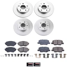 Front and Rear Z17 COATED BRAKE KIT for Mazda 3 image 2