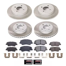 Front and Rear SEMI-COATED ROTOR KIT image 1