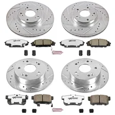 Front and Rear Z26 STREET BRAKE KIT for Acura RSX image 2