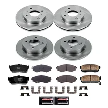 Front and Rear AUTOSPECIALTY BRAKE KIT for INFINITI G20 image 1