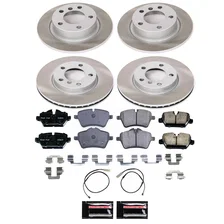 Front and Rear SEMI-COATED ROTOR KIT for Mini image 1