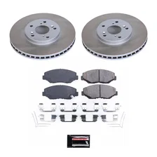 Front SEMI-COATED ROTOR KIT for Honda Pilot image 1