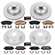 Front and Rear Z17 COATED BRAKE KIT for Nissan image 2