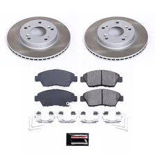 Front SEMI-COATED ROTOR KIT for Honda Civic image 1
