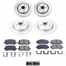 Front and Rear Z17 COATED BRAKE KIT for Acura TLX image 2
