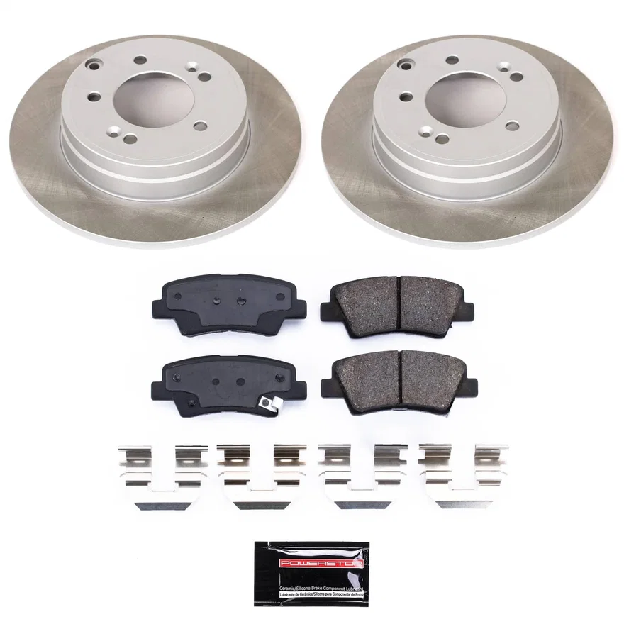 Rear SEMI-COATED ROTOR KIT for Hyundai