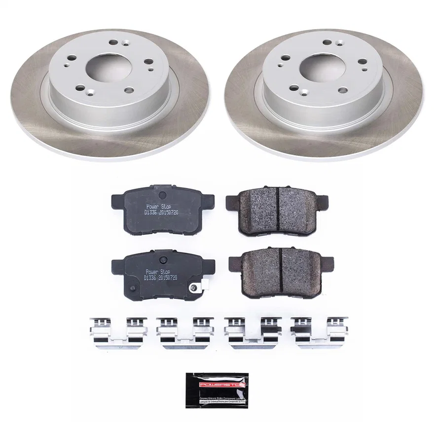 Rear SEMI-COATED ROTOR KIT