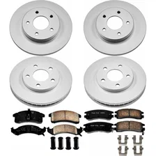 Front and Rear Z17 COATED BRAKE KIT for Cadillac image 2