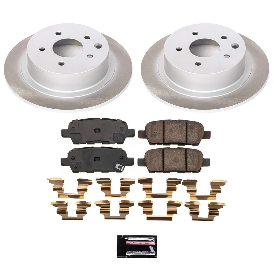 Rear SEMI-COATED ROTOR KIT for Nissan Altima