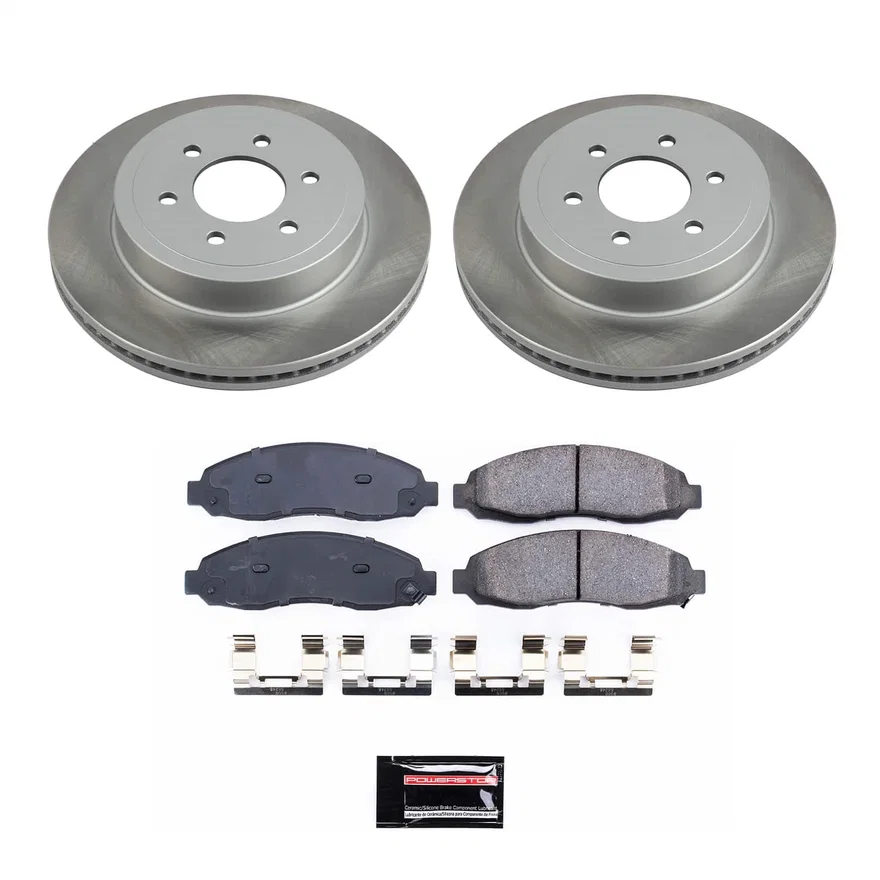 Front SEMI-COATED ROTOR KIT for Dodge Dakota