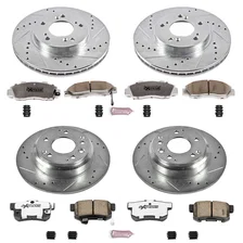 Front and Rear Z26 STREET BRAKE KIT for Acura Legend image 2