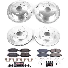 Front and Rear Z23 EVOLUTION BRAKE KIT for Nissan LEAF image 2