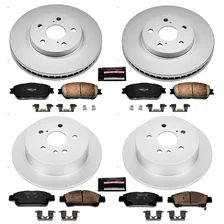 Front and Rear Z17 COATED BRAKE KIT for Toyota Sienna image 2