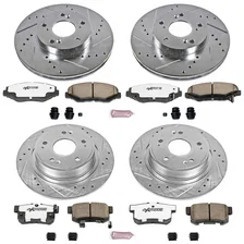 Front and Rear Z26 STREET BRAKE KIT for Honda Accord image 2