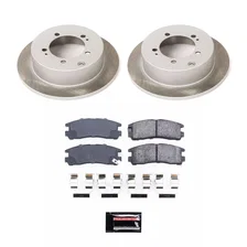 Rear SEMI-COATED ROTOR KIT image 1