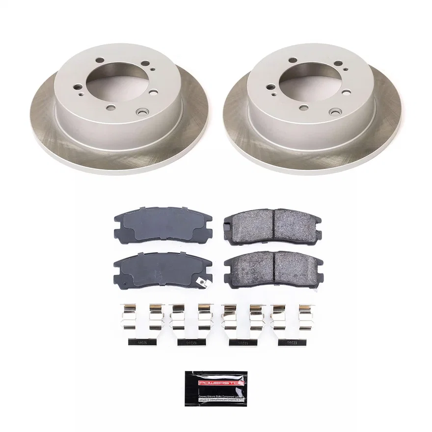 Rear SEMI-COATED ROTOR KIT