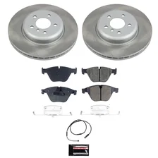 Front SEMI-COATED ROTOR KIT for BMW 535i xDrive image 1
