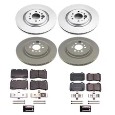Front and Rear Z17 COATED BRAKE KIT for Cadillac image 2