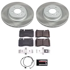 Front SEMI-COATED ROTOR KIT for Land Rover Range Rover Sport image 1